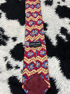 Pierre Cardin Red Floral Tie