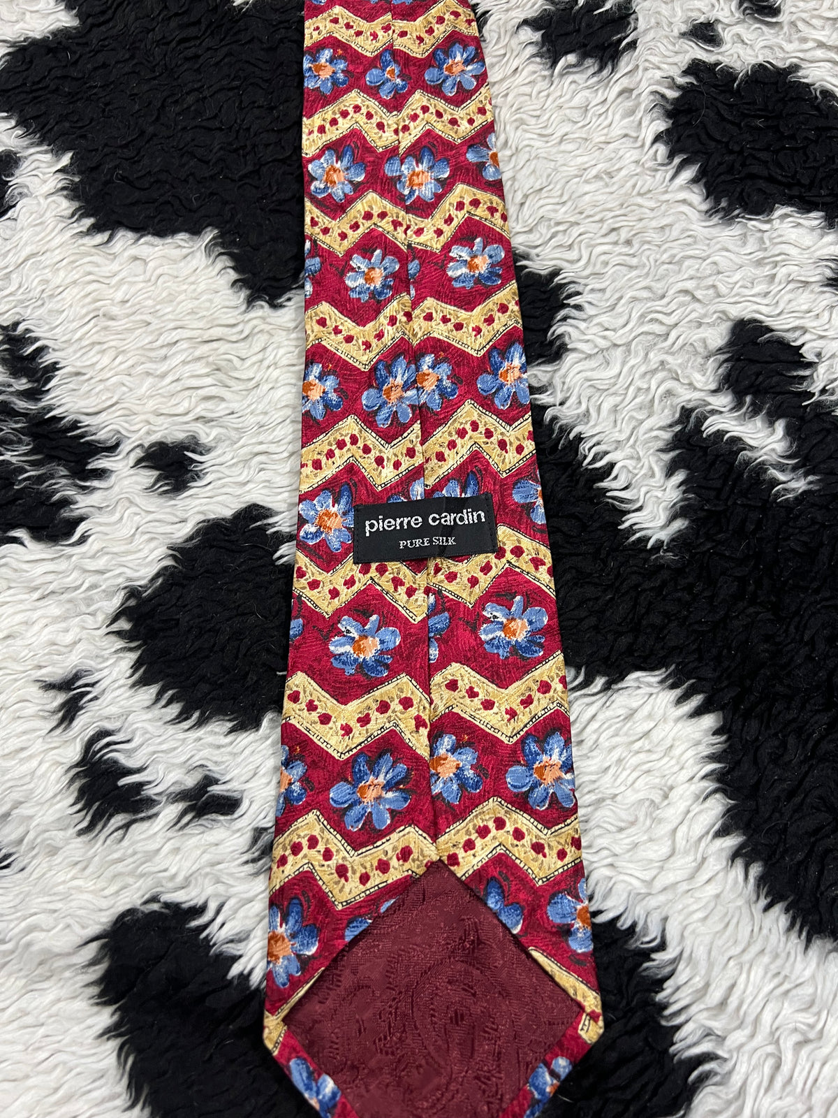 Pierre Cardin Red Floral Tie