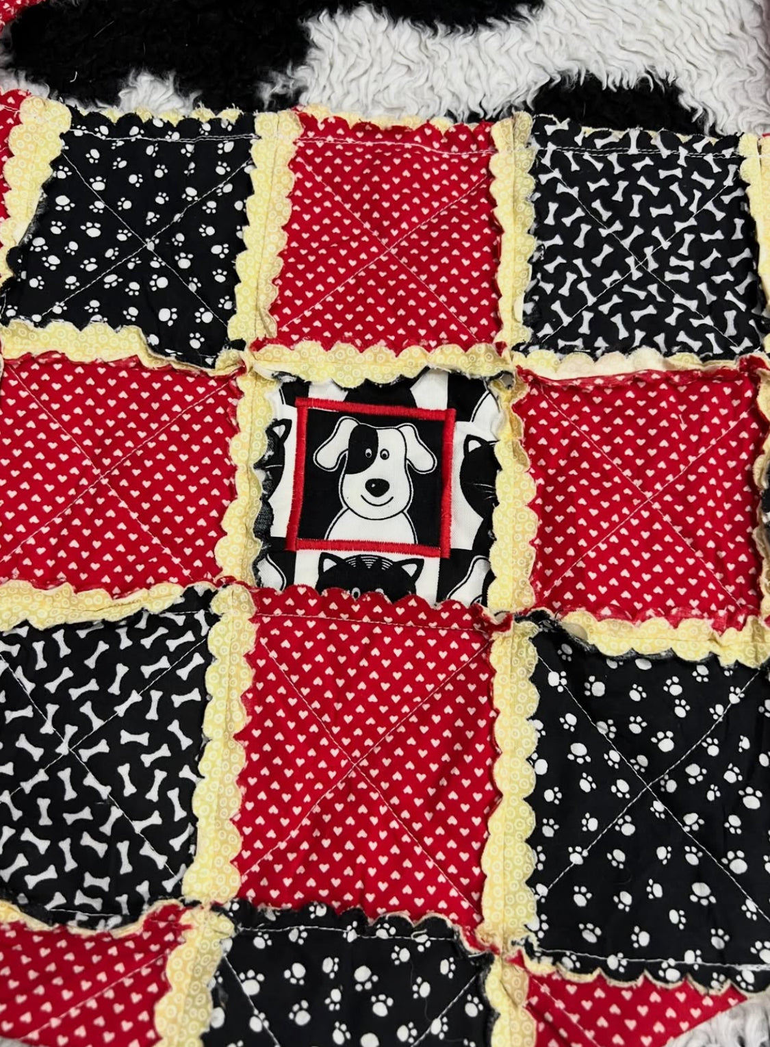 Patchwork Cottagecore Dog Bag