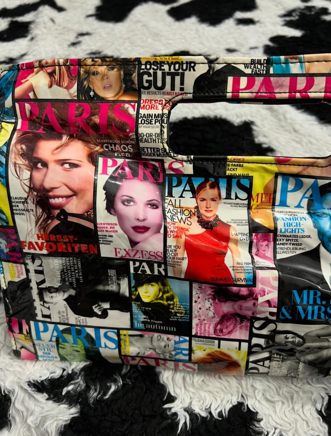 Vintage 1990s Magazine Covers Bag