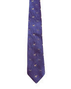 Dogs & Rifles Embroidered Tie