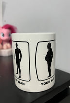 My Man vs. Your Man Mug