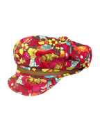 Whimsical Mushrooms Messenger Hat