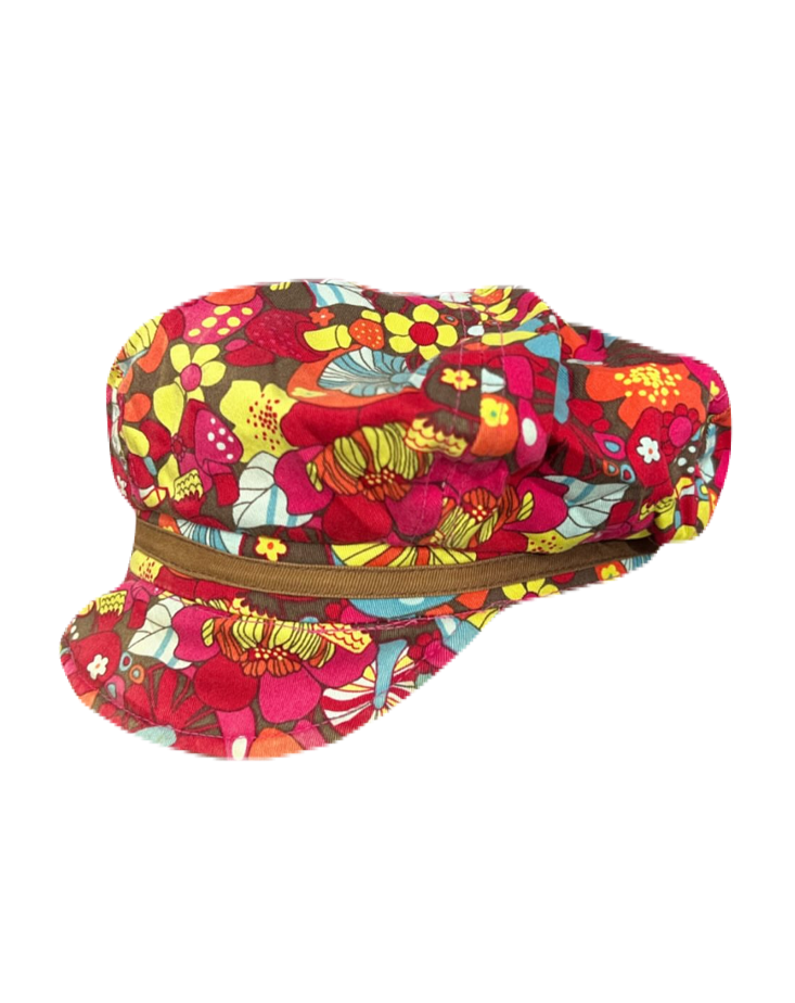 Whimsical Mushrooms Messenger Hat