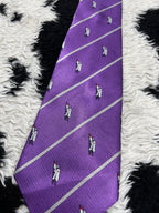 Embroidered Knight Tie