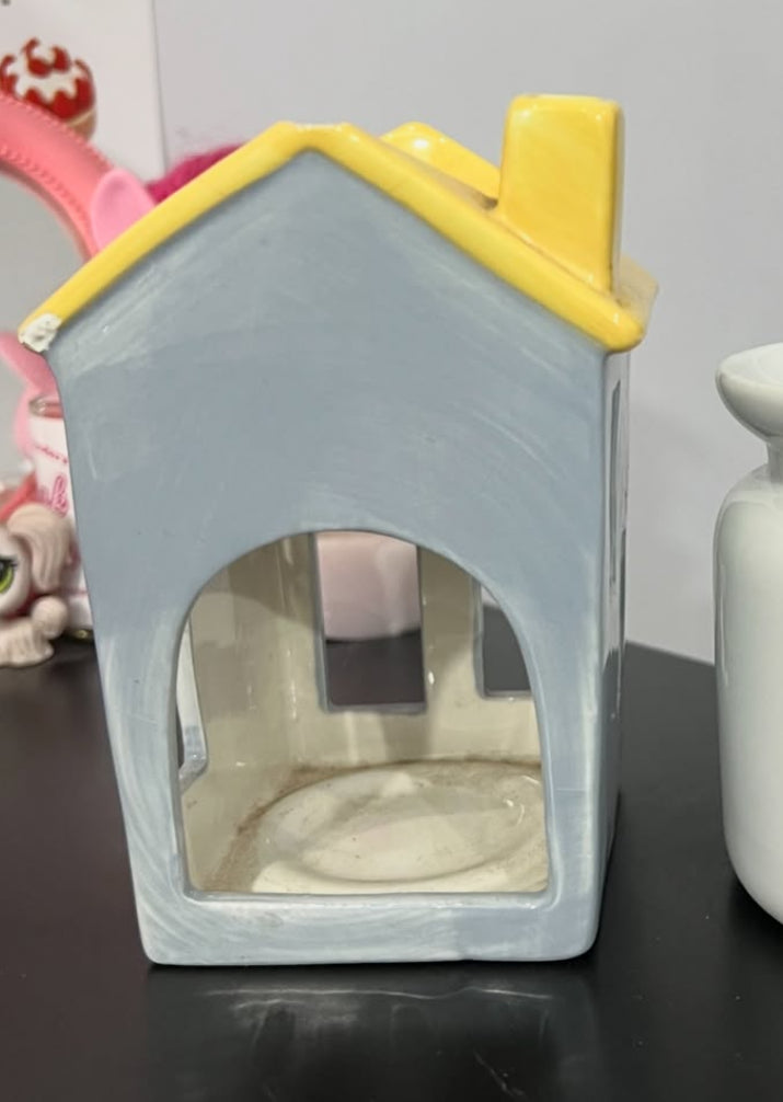 Ceramic House Candle Holder
