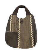 Brown Patchwork Bag