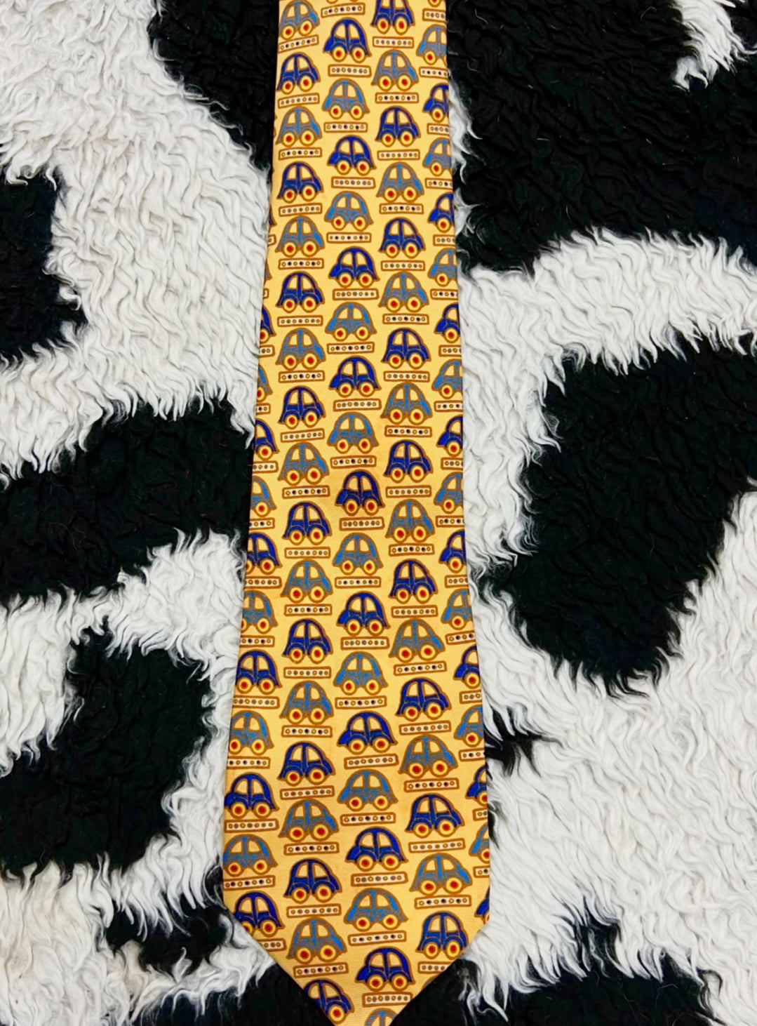 Yellow Cars Tie