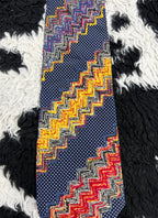 Missoni Zig Zag Patterned Tie