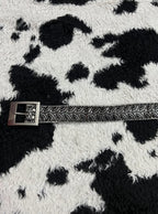 Black Laced Glitter Belt