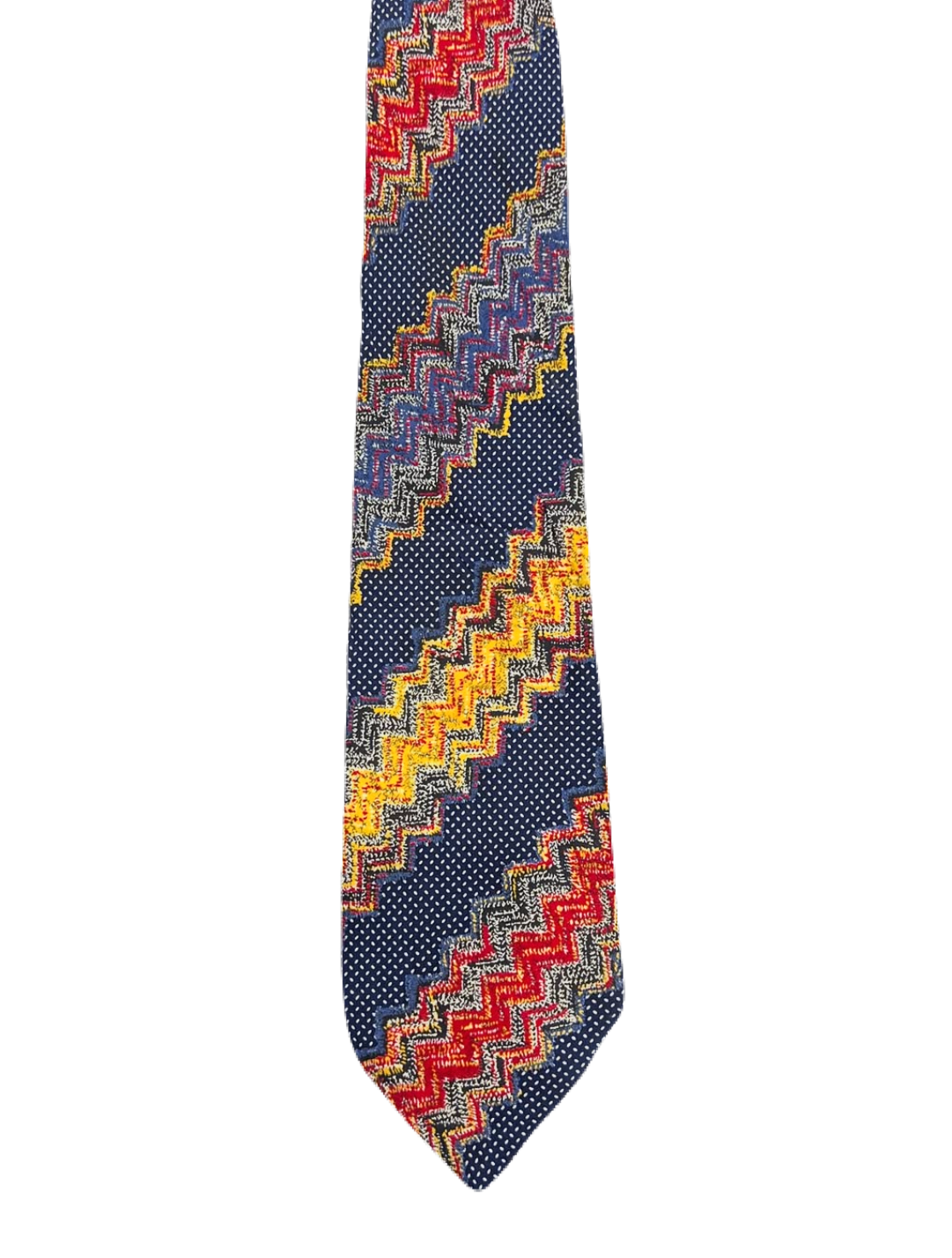 Missoni Zig Zag Patterned Tie