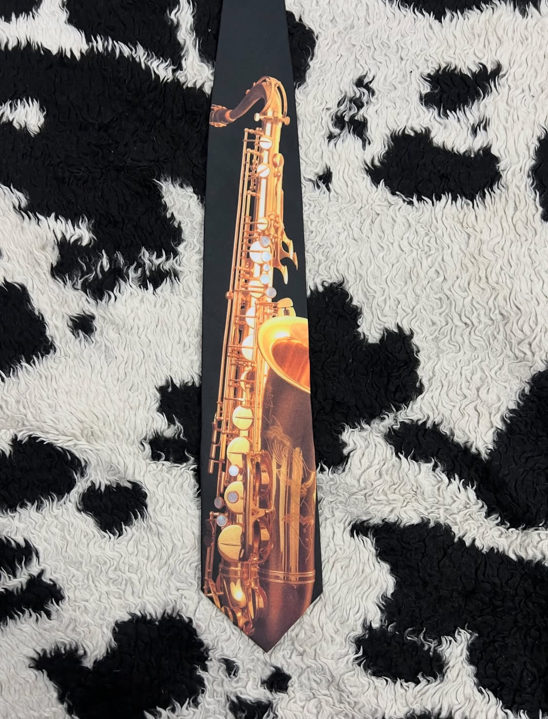 Vintage 1995 Ralph Marlin "Saxophone II" Tie