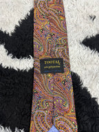 Tootal Fully Embroidered Vibrant Paisley Tie