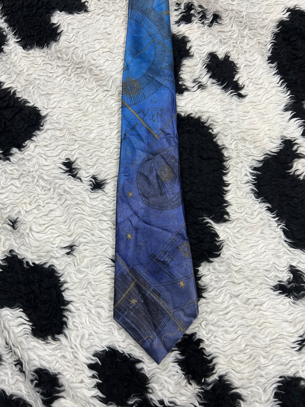 Celestial Graphic Tie