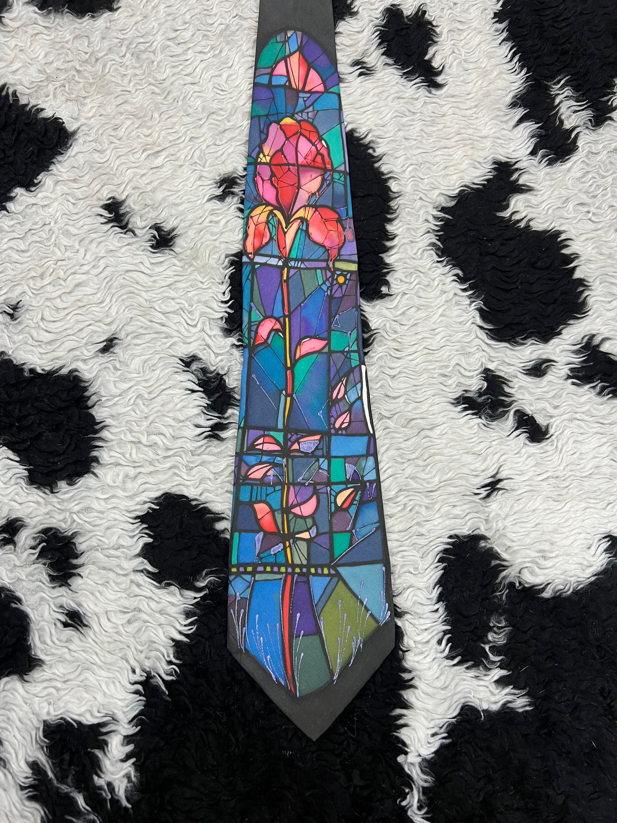 Glass Painting Tie