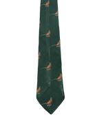 Embroidered Pheasants Tie