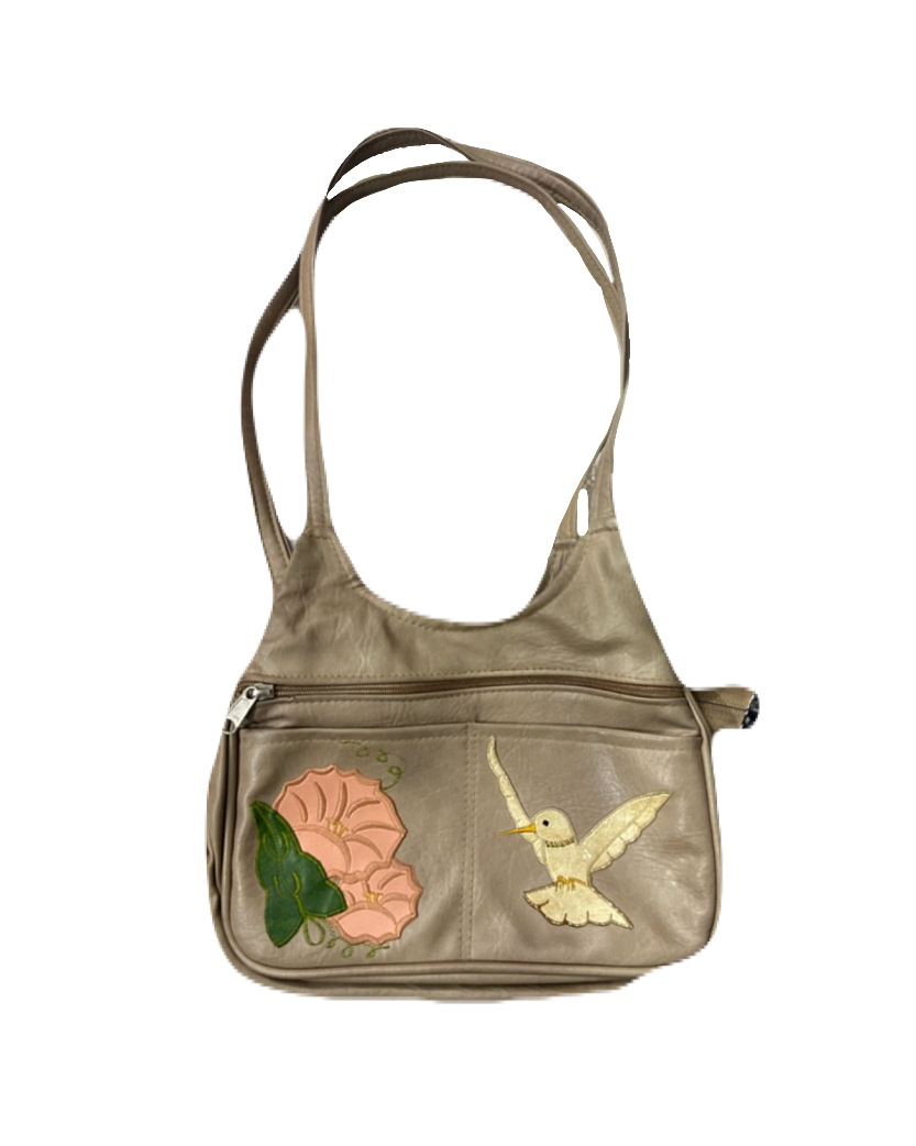 Hummingbird & Flower Bag