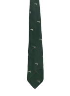 Gun Embroidered Tie