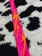 Hot Pink Lightening Narrow Tie