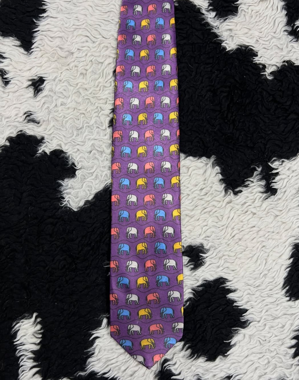 Colorful Elephants Tie