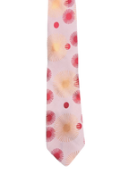 Baby Pink Embroidered Tie