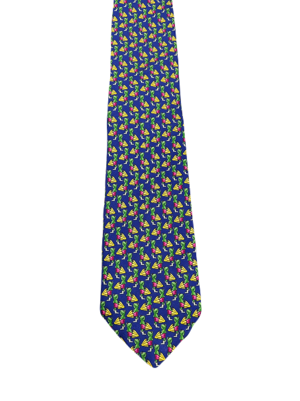 Frog with Umbrellas Tie