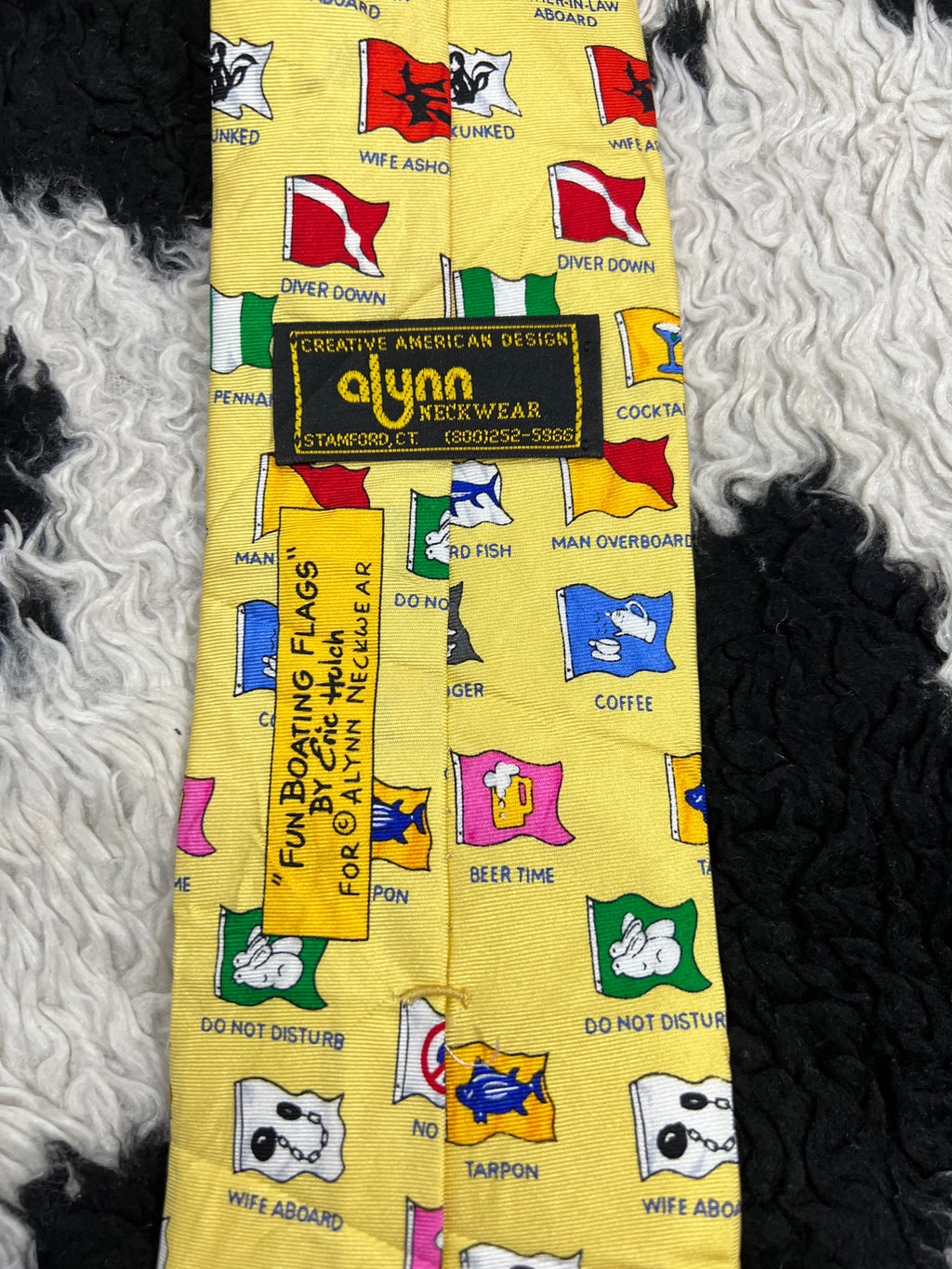 "Boating Flags" Tie