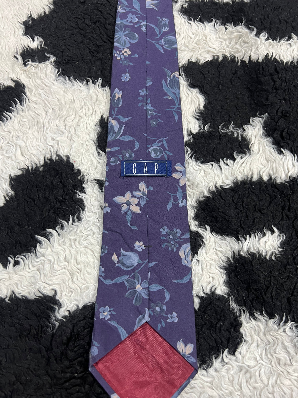 GAP Purple Floral Tie