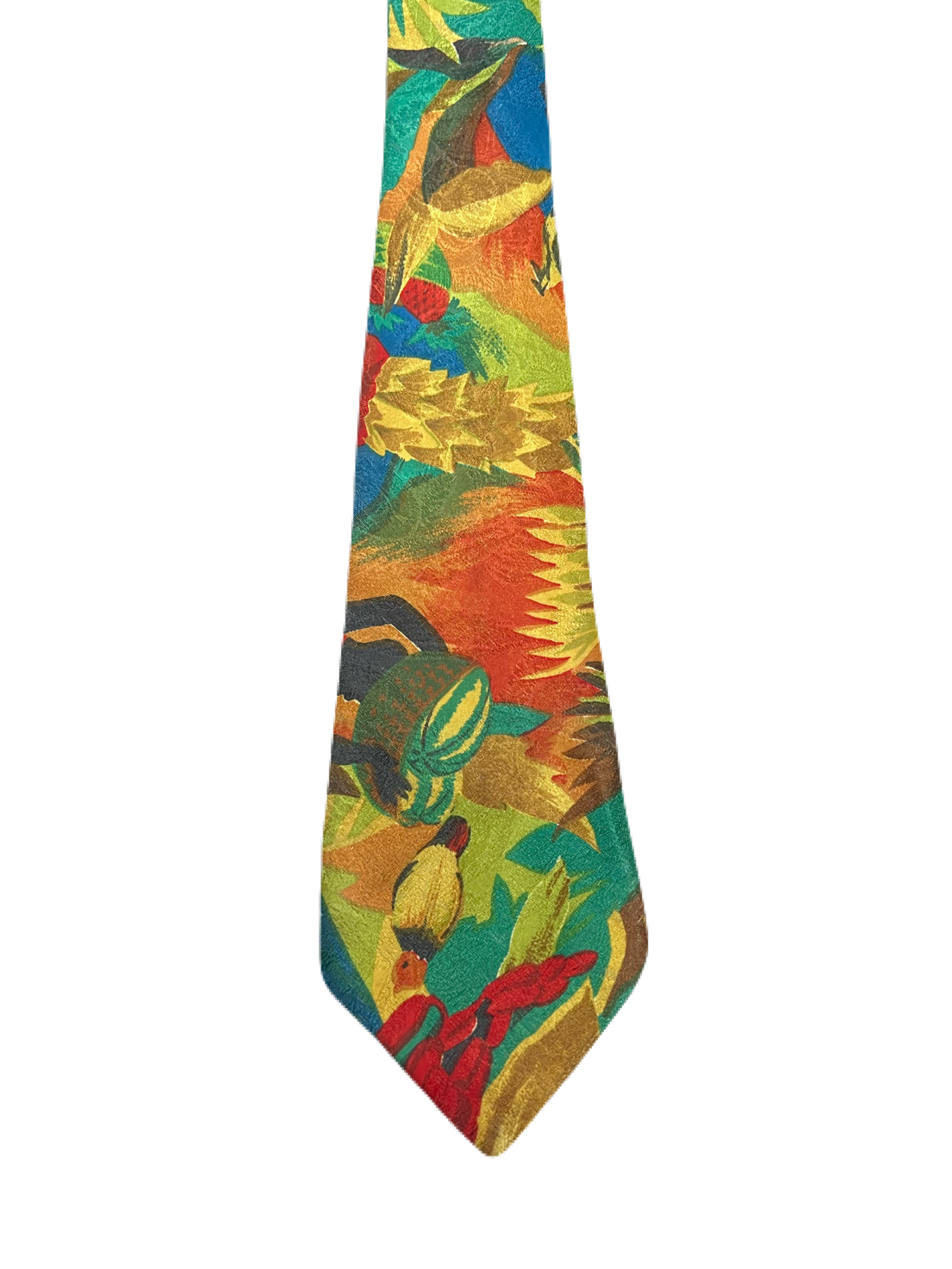 Palette Vibrant Abstract Tie