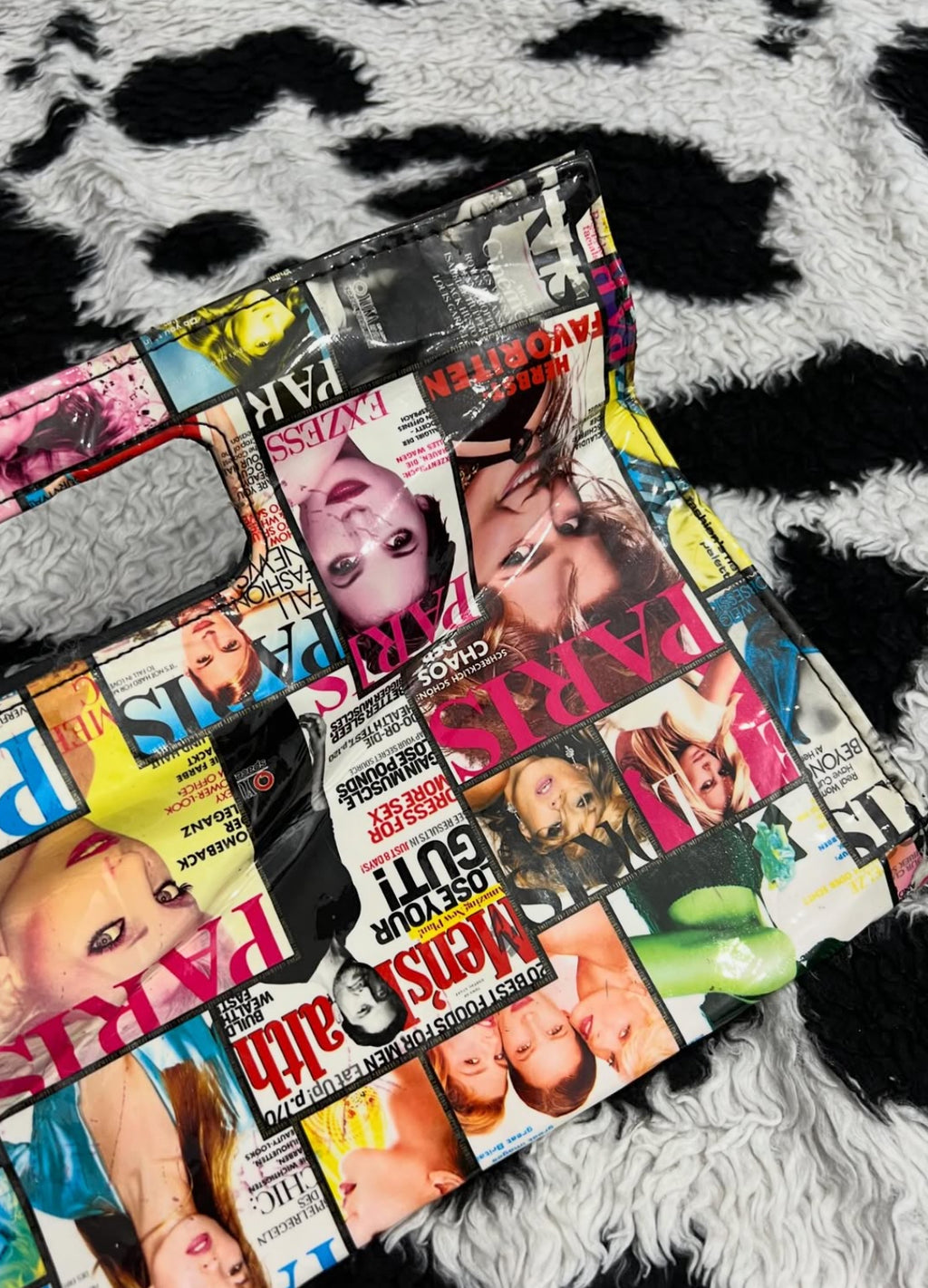Vintage 1990s Magazine Covers Bag