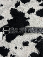 Grey Cheetah Print Belt