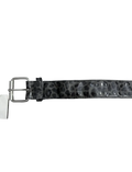 Grey Cheetah Print Belt