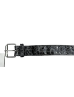 Grey Cheetah Print Belt