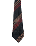 Delamare Black Embroidered Tie