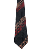 Delamare Black Embroidered Tie