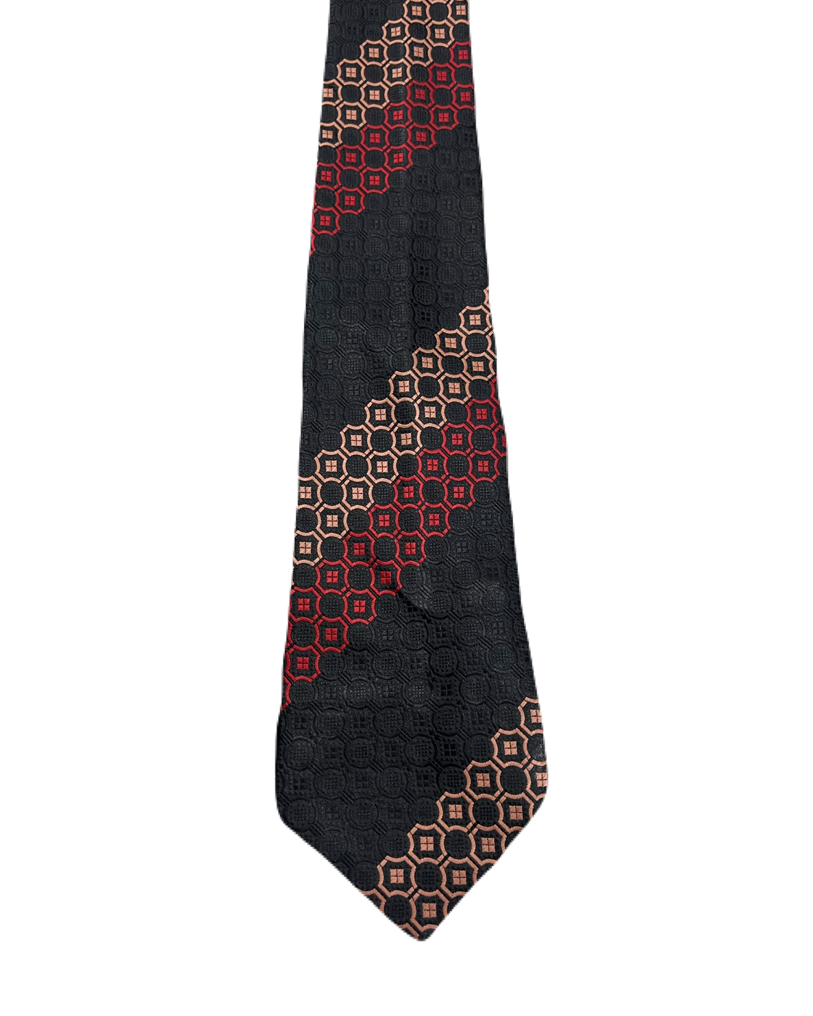 Delamare Black Embroidered Tie