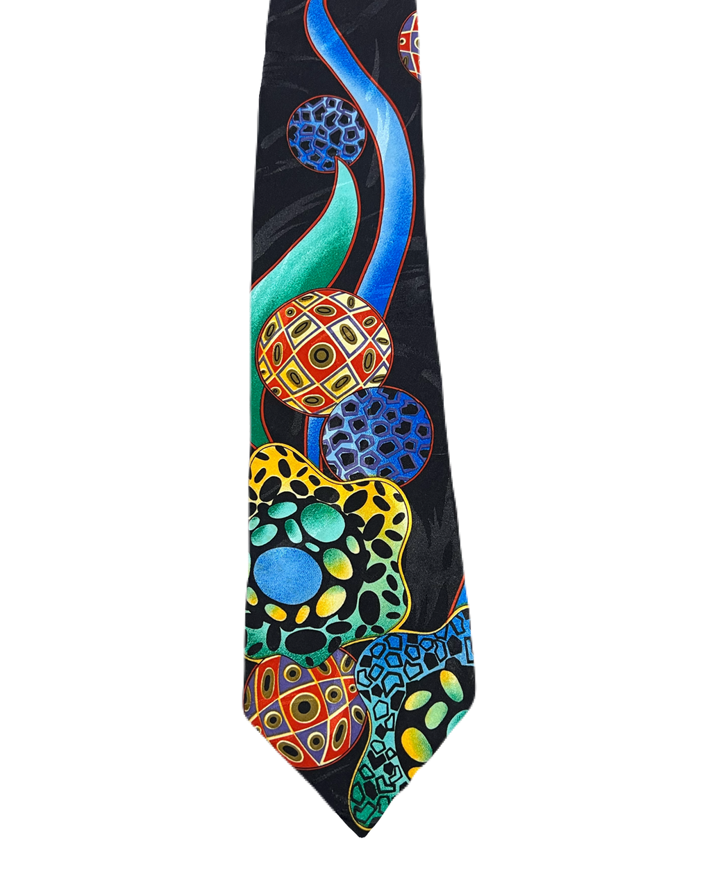 Burton Black Geometric Tie