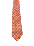 Andrew's Orange Embroidered Tie