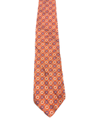 Andrew's Orange Embroidered Tie