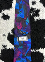 Thach Le Black, Purple & Blue Tie