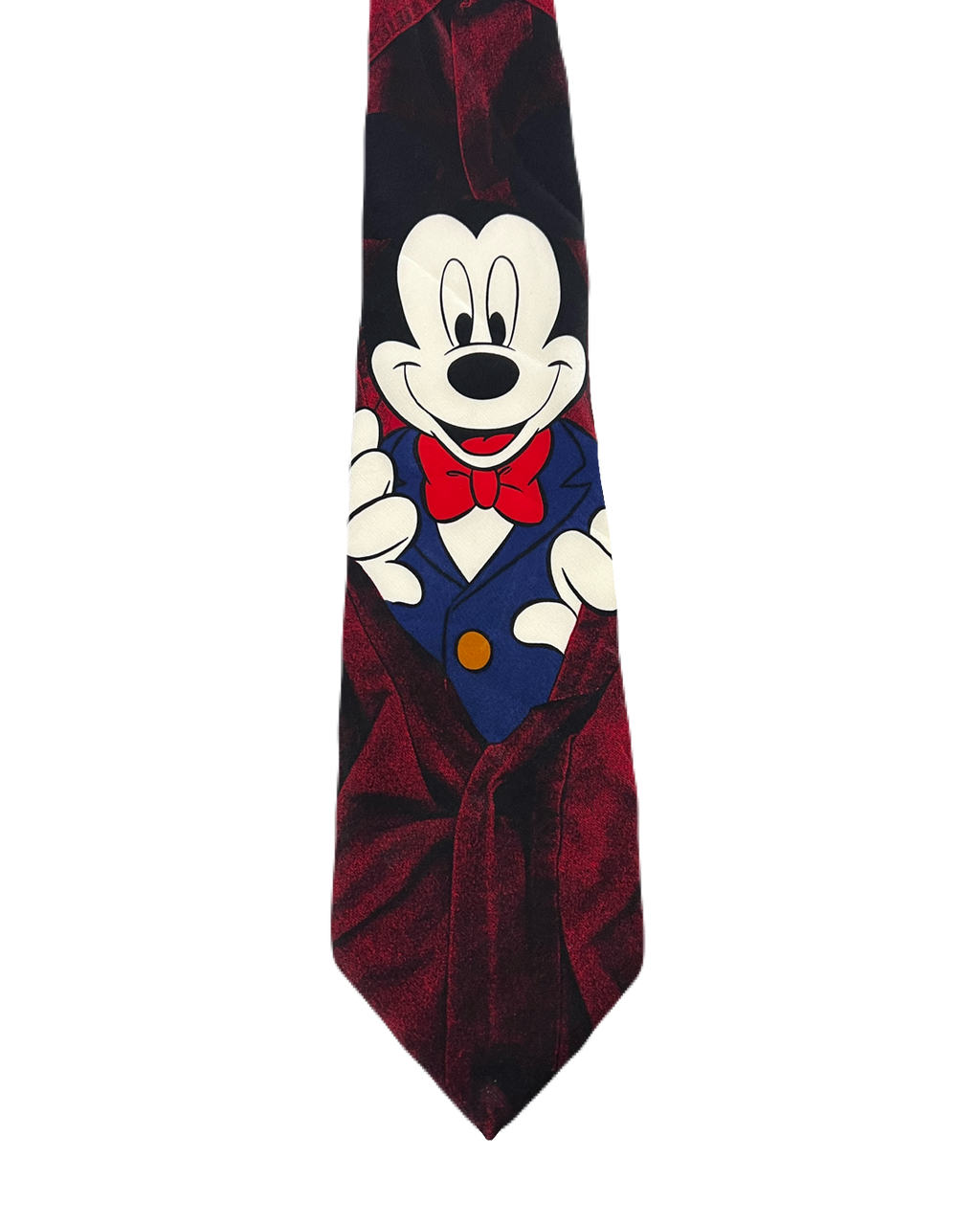 Mickey Mouse Peaking from Curtain Tie
