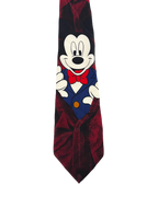 Mickey Mouse Peaking from Curtain Tie
