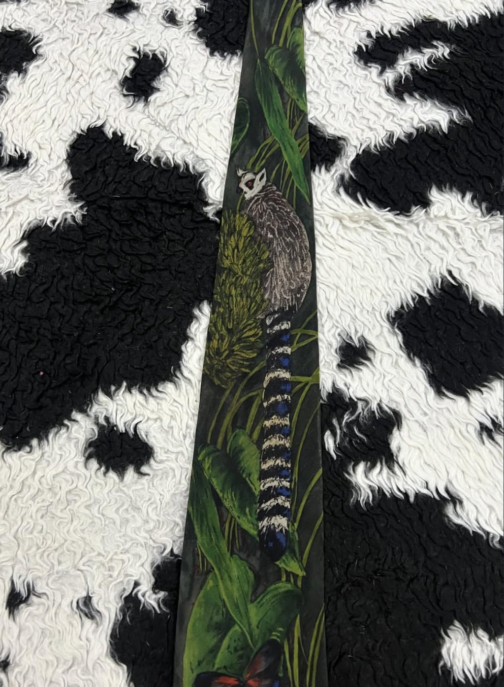WWF Lemurs Tie