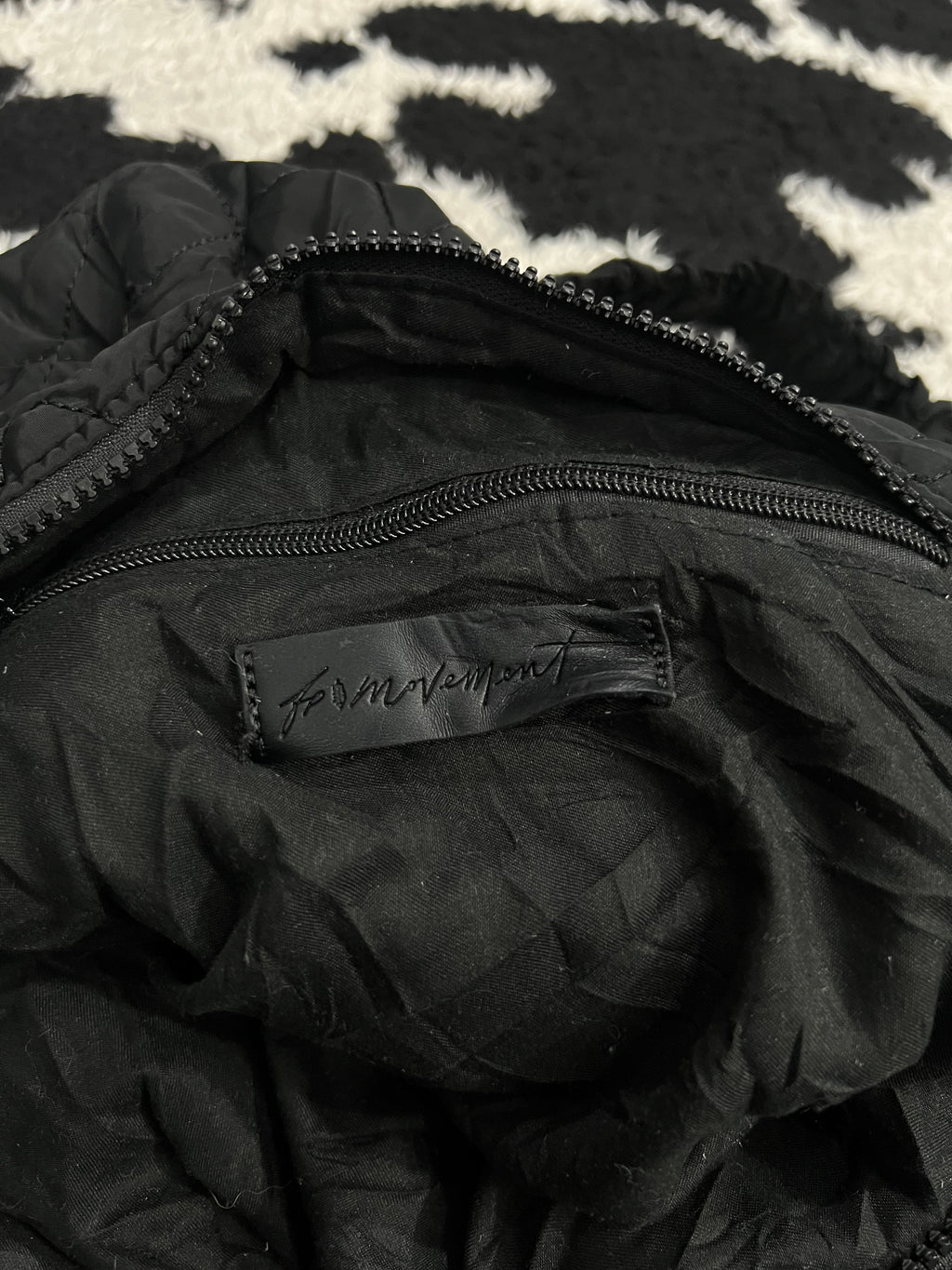 Black Quilted Bag