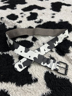 Cow Print Belt