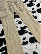 Beige Tanned Cargo Denims (Waist 32)