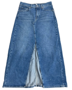 Blue Long Denim Skirt