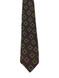 Keynote Plum & Green Embroidered Tie