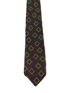 Keynote Plum & Green Embroidered Tie