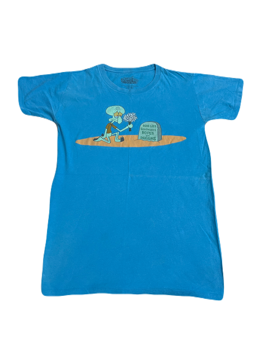 Spongebob "Here Lies Squidward's Hopes & Dreams" Tee (Medium)